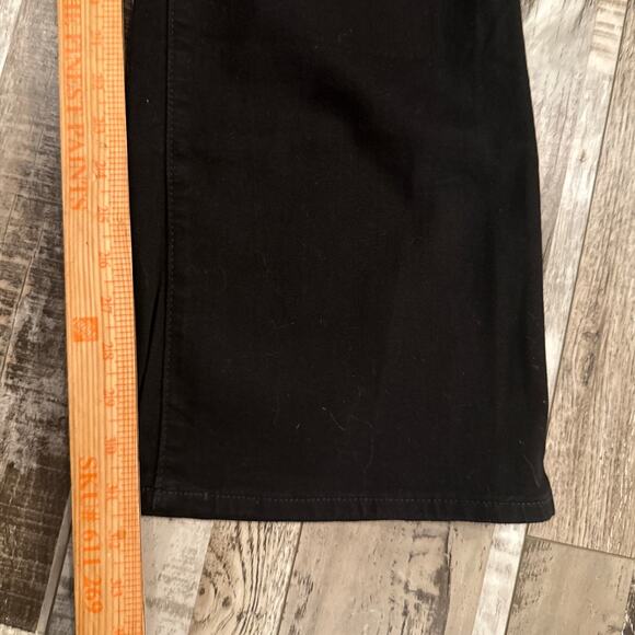 NEW Old Navy Midrise Kicker Boot Cut Black Jeans Size 20 Zip Closure Stretch - Picture 5 of 7